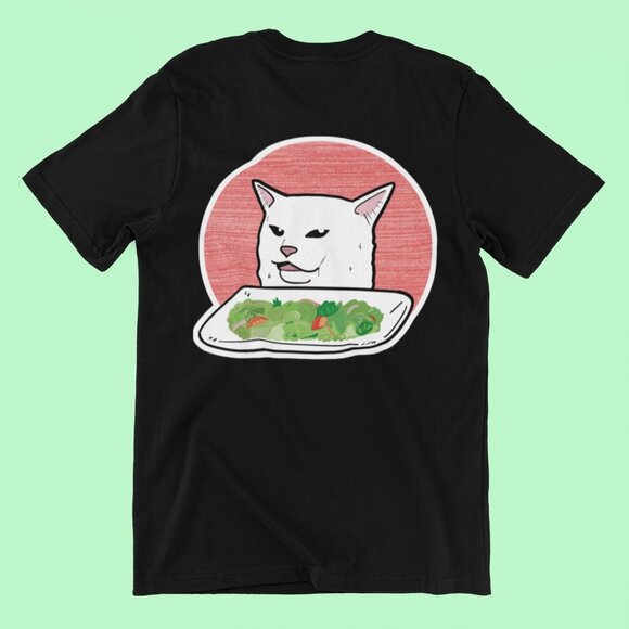 Women Vs Cat Meme T-Shirt, Smudge the Cat Meme Shirt - Picture 1 of 4